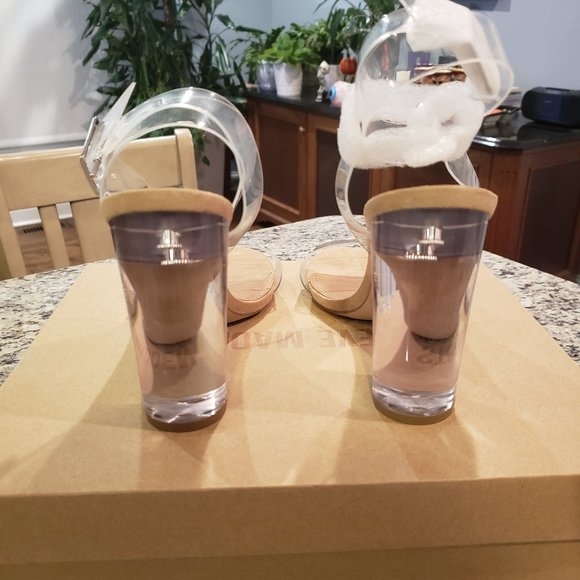 NEW Steve Madden Camille Clear Heel - Picture 3 of 5